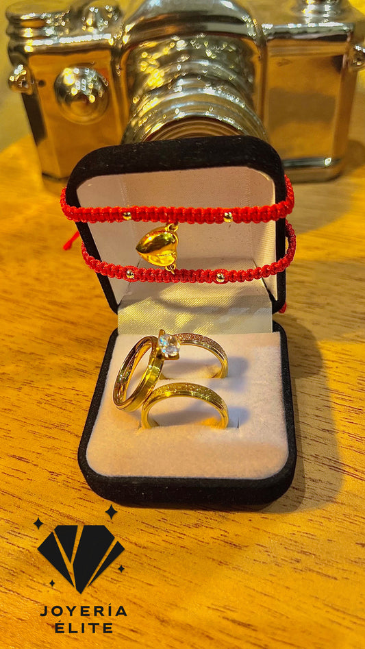 ANILLO DE MATRIMONIO EN ORO LAMINADO