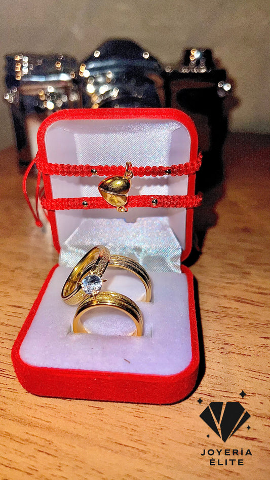 ANILLO DE MATRIMONIO EN ORO LAMINADO
